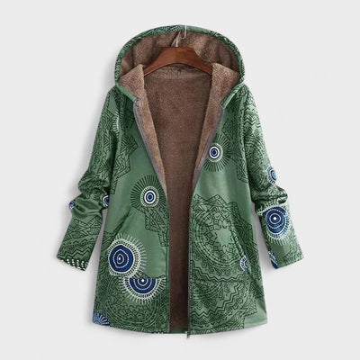 Emília - Hózási kapucnis, meleg és puha kabát