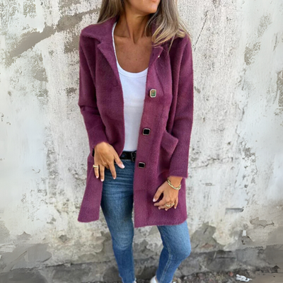 Anna | Klasszikus Egysoros Kabát Klapkákkal