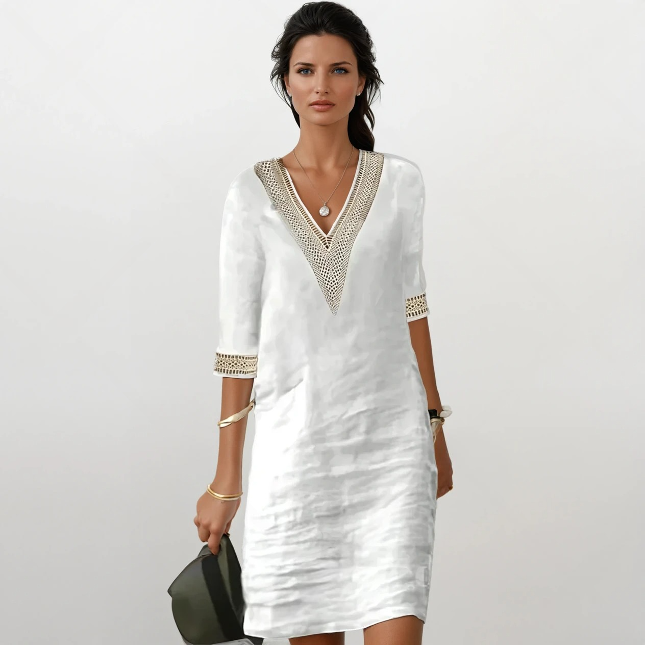 Angéla - Női pamut és len ruha