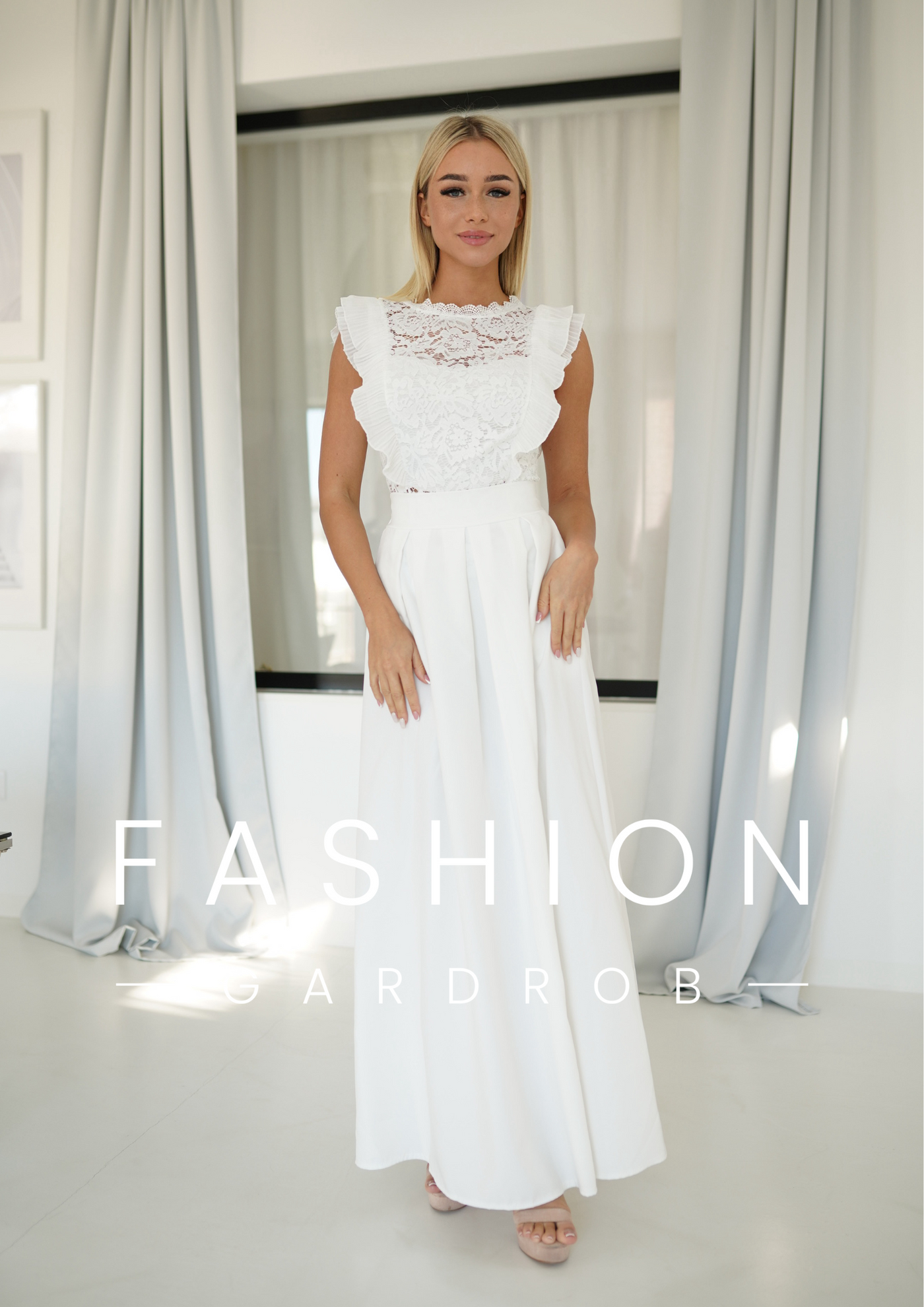 Azelma - Nóra szoknya fehér