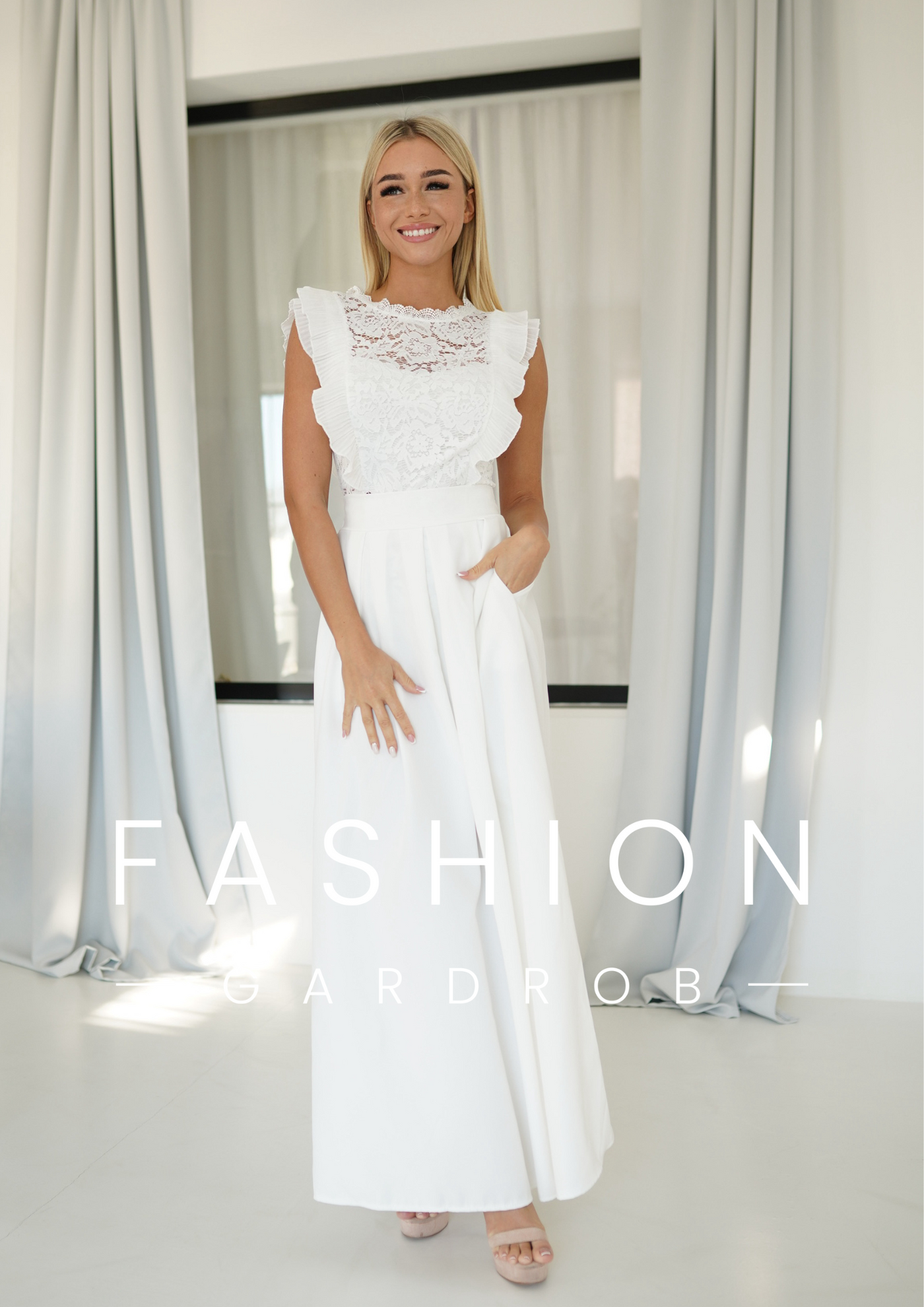 Azelma - Nóra szoknya fehér