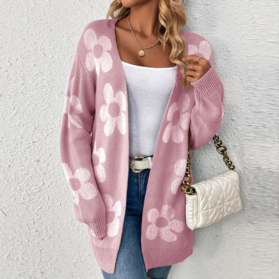 Léna | Csinos virágos kardigán
