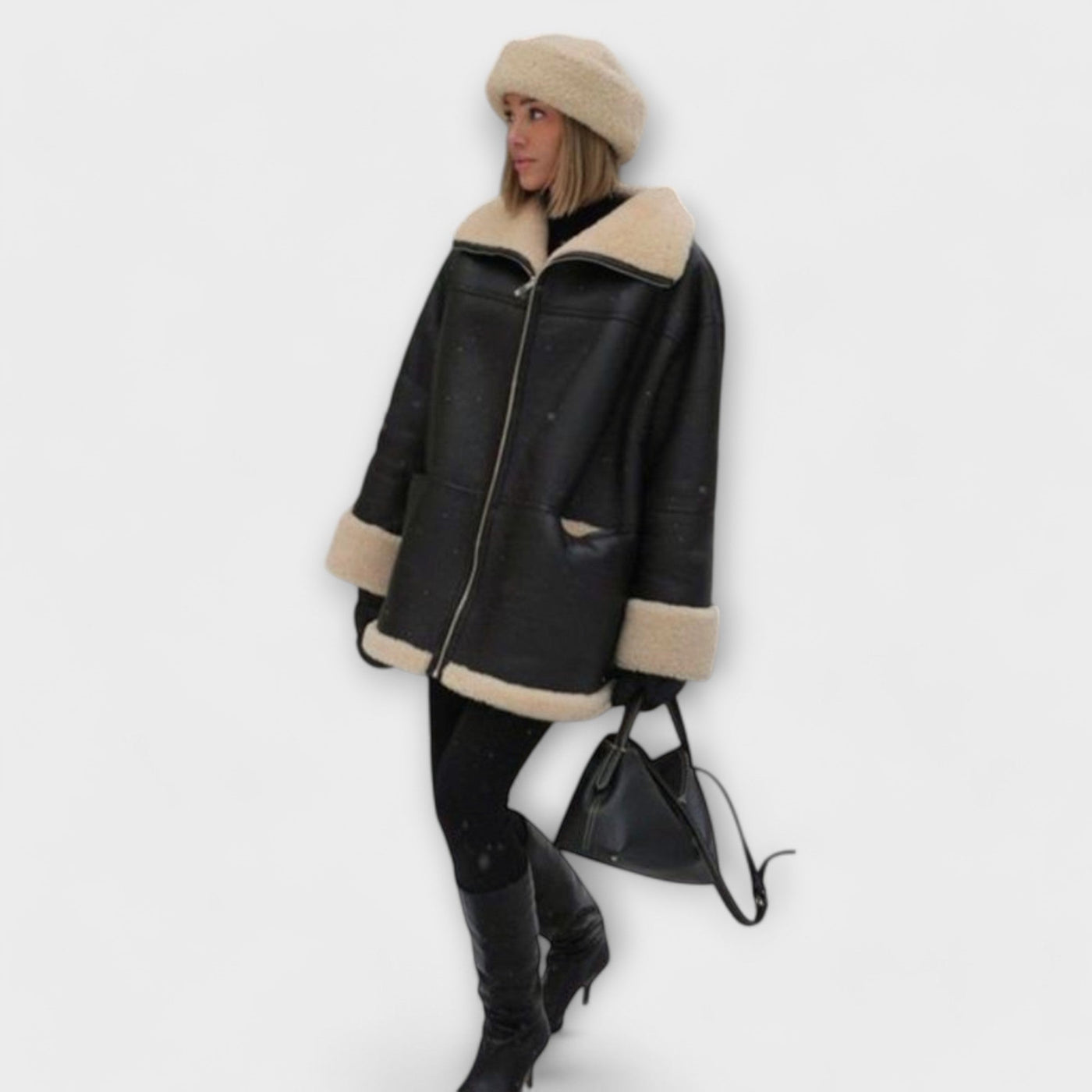 Jázmina - Bőrkabát