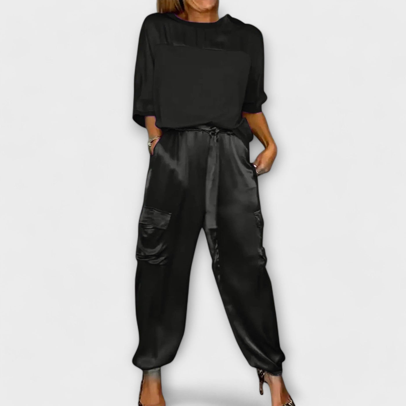 Alida - 2 Részes Selyem Szett