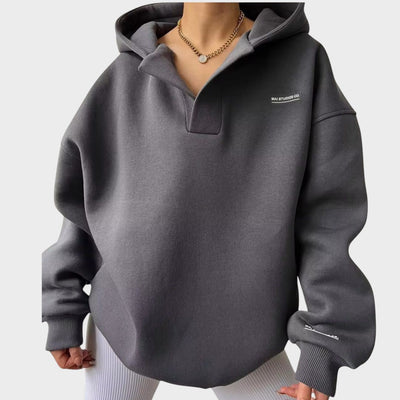 Mirtill -Elegáns kapucnis pulóver